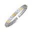 Herringbone Men's Bangle Bracelet