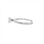 Princess Diamond Straight Band Engagement Ring