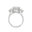 Pear Diamond Three Stone Engagement Ring