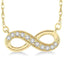 Petite Diamond Infinity Necklace