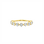 Diamond Single Shared Prong Anniversary Ring