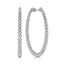 Bujukan Sterling Silver Hoop Earrings
