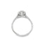 Emerald-cut Diamond Double Halo Engagement Ring