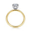 Round Diamond Hidden Halo Engagement Ring