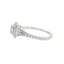 Cushion Diamond Double Halo Engagement Ring