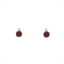 Ruby & Diamond Stud Earrings