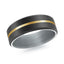 Men's Tantalum & Carbon Fiber Wedding Ring