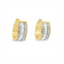 Diamond Huggie Hoop Earrings