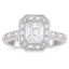 Diamond Halo Engagement Ring