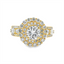 Round Diamond Halo Engagement Ring