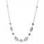 Diamond Bezel Station Necklace