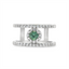 Alexandrite & Diamond Halo Fashion Ring