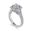 Round Diamond Halo Engagement Ring