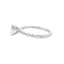 Miosogno Oval Diamond Shared Prong Engagement Ring