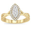 Lovebright Marquise Shape Diamond Engagement Ring