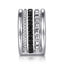 Bujukan Sterling Silver Black Spinel Fashion Ring