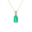 Emerald & Diamond Pendant