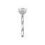 Round Diamond Twist Engagement Ring