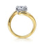 Oval Diamond East-West Solitaire Engagement Ring
