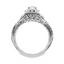 Round Diamond Halo Engagement Ring