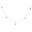 Diamond Clover Station Necklace
