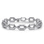 Sterling Silver White Sapphire Bracelet