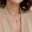 Graduating Diamond Bypass Pendant