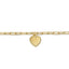 Bujukan Paperclip Heart Charm Bracelet