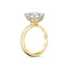 Emerald-cut Diamond Solitaire Engagement Ring