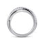 Sterling Silver White Sapphire Fashion Ring