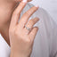 Round Diamond Twisted Engagement Ring