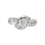 Round Diamond Three Stone Engagement Ring