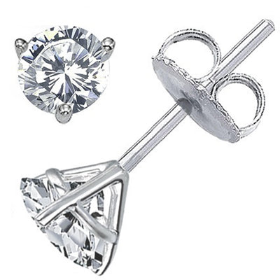 Classic Diamond Stud Earrings