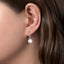 Bujukan Sterling Silver Pearl Huggie Earrings