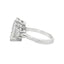 Emerald-cut Diamond Three Stone Engagement Ring