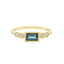 London Blue Topaz & Diamond Fashion Ring