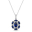 Sapphire & Diamond Pendant