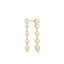 Diamond Bezel Drop Earrings