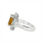 Citrine & Diamond Fashion Ring