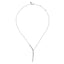 Curved Diamond Bar Necklace
