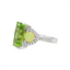 Peridot, Opal & Diamond Fashion Ring