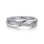 Sterling Silver White Sapphire Fashion Ring