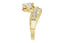 Round Diamond Asymmetrical Engagement Ring