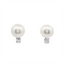 Pearl & Diamond Stud Earrings