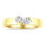 Diamond Toi et Moi Fashion Ring