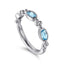 Bujukan Sterling Silver Blue Topaz Fashion Ring