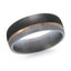 Men's Tantalum & Carbon Fiber Wedding Ring