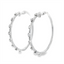 Diamond Hoop Earrings