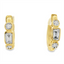 Diamond Huggie Hoop Earrings