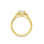 Oval Diamond Three Stone Engagement Ring